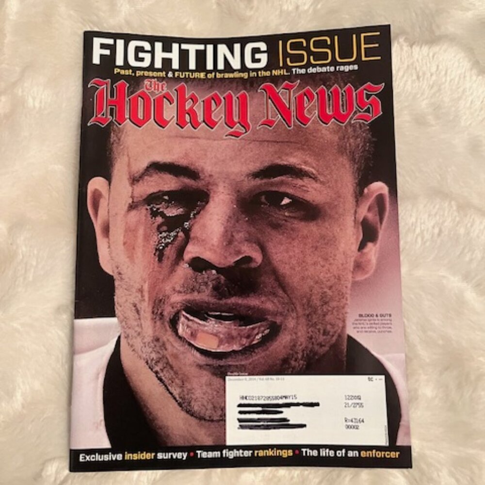 2/$50 The Hockey News December 8 2014 Vol 68 No 10-11 Fighting Issue Iginla